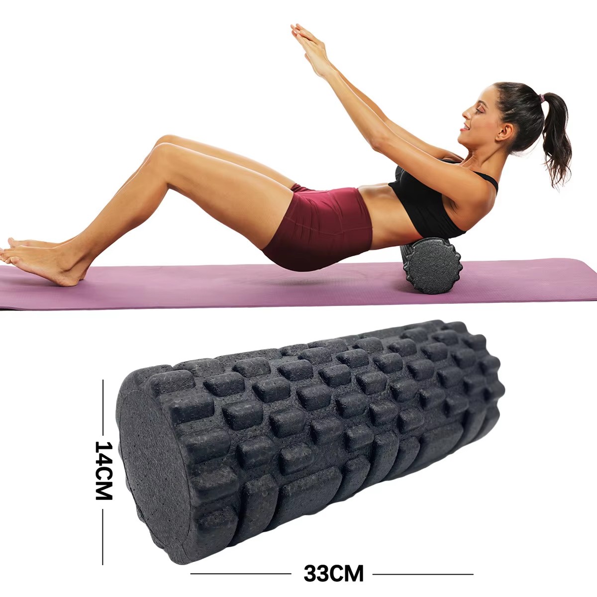 Foam Roller Trigger Point - 30/33 سنتيمتر اللياقة البدنية رغوة الأسطوانة