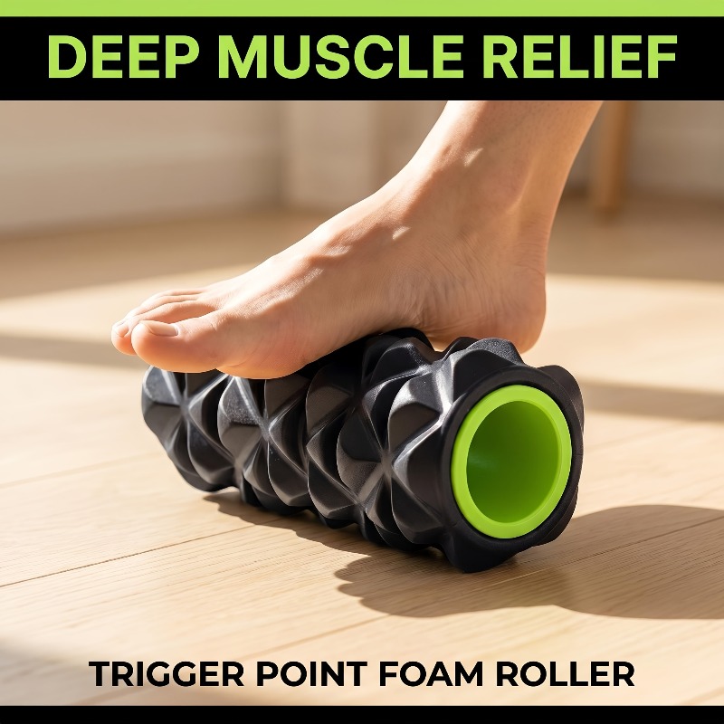 Foam Roller Trigger Point - عصا تدليك العضلات والقدمين من الفوم،