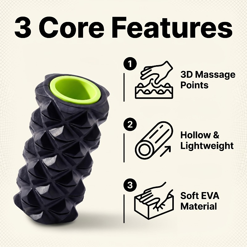 عصا تدليك العضلات والقدمين من  - مراجعة Foam Roller Trigger Point وسعره